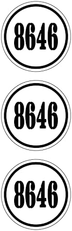 3-8646 Yuvarlak Çıkartmalar Sert Şapka Motosiklet Biker Kask Çıkartmalar Pencere 2 Yuvarlak