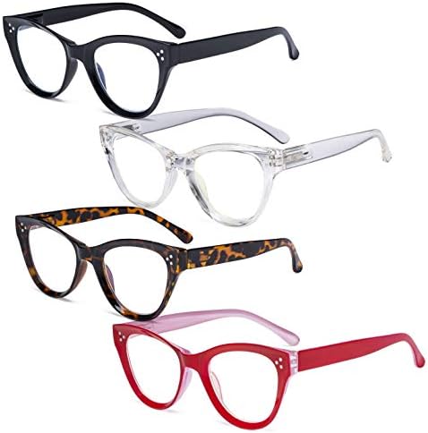 Eyekepper, Birlikte Verilen 4'lü Bayan Okuma Gözlüklerinde ve Kadınlar için 4'lü Okuyucularda %10 Tasarruf Edin +2,00