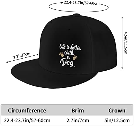Hzwerly Snapback Şapka Düz Fatura Kap Kadın Erkek Ayarlanabilir beyzbol şapkası