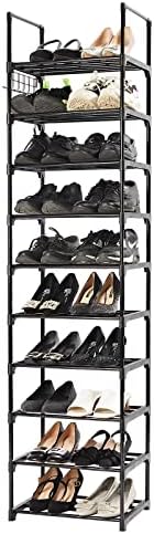 Mavivegue Ayakkabı Rafı, 10 Katmanlı Ayakkabı Rafı Ayakkabı Rafı Dolap Girişi için 5 Katmanlı Ayakkabı Rafı