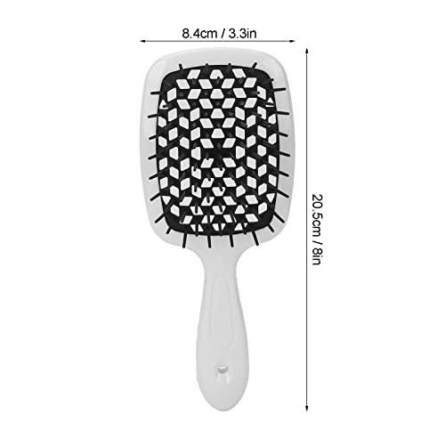 Dolaşık açıcı Saç Fırçası, ıslak ve Kuru Petek Fırça Dolaşık Açıcı Masaj Saç Tarağı Şekillendirme Fön Tüm Saç Tipleri(Siyah)