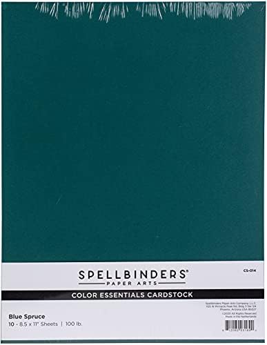 Spellbinders KART STOĞU 8. 5X11 10P BLUESPRUCE, Mavi