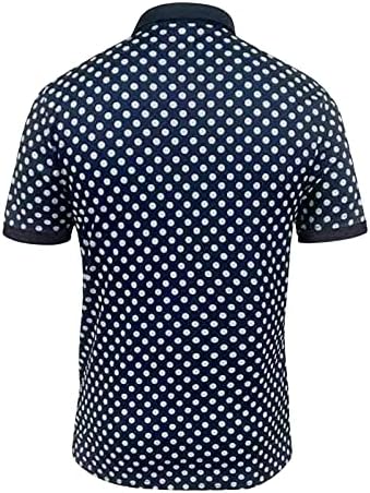 XXBR Fermuar polo gömlekler Mens için, Sonbahar Yaz Çizgili Slim Fit Kısa Kollu T Gömlek İş Rahat Üstleri İş Elbisesi