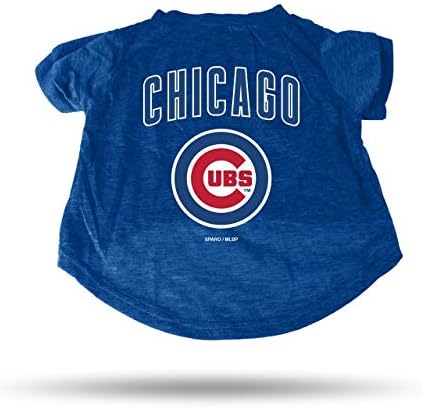 Rıco Industrıes MLB Chıcago Cubs Pet Tişört, Beden L, Takım Rengi