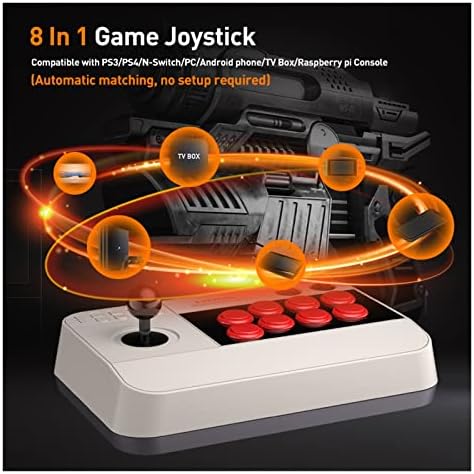 DİACCO Süper Konsol X Joystick Dahili 23000 + Oyunlar ile Uyumlu PS3 / PS4 / Anahtar / TV / PC Kutusu Arcade Dövüş Esnek