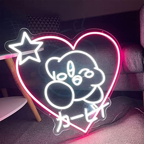 Warmthwish Anime Neon Burcu Japon Kawaii LED kızlar için ışıklar yatak Odası duvar sanat dekoru Pub Bar dükkanı karikatür