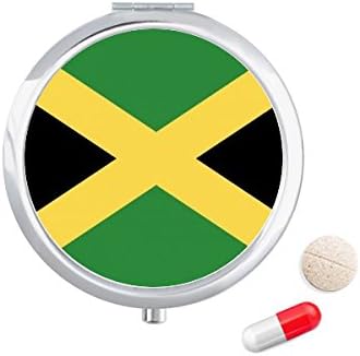 Jamaika Ulusal Bayrak Kuzey Amerika Ülke Hap Durumda Cep tıbbi saklama kutusu Konteyner Dağıtıcı