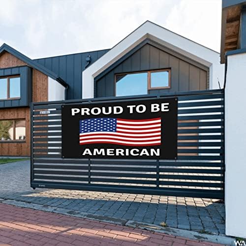 ABD Amerikan Bayrağı Olmaktan Gurur Amerikan Afiş Ve İşaretleri, Tatil Afiş Arka Plan Zemin Afiş Kapalı Açık Bahçe, Yard,