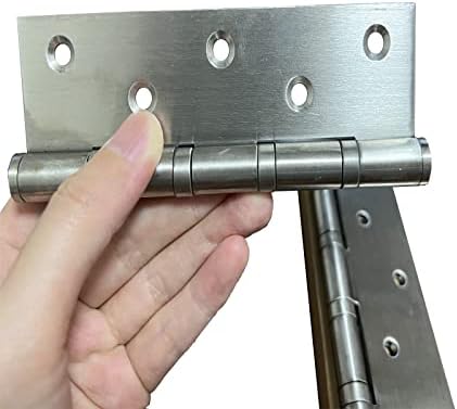 5 Paslanmaz Çelik Kapı Menteşeleri, Tuzlu Konut Ortamı için 5 x 3 inç 304 Ağır Hizmet Tipi Rulman Dış ve iç Kapılar Güvenlik