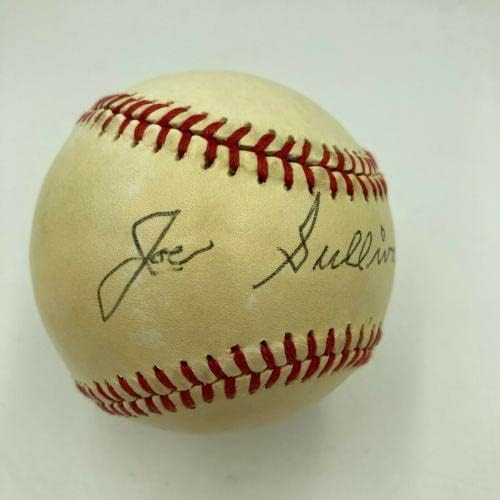 Joe Sullivan İmzaladı Amerikan Ligi Macphail Beyzbol Detroit Tigers JSA ORTAK İmzalı Beyzbol Topları