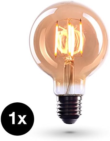 TAÇ LED Edison Ampul E27 Soket / Kısılabilir, 4 W, 2200 K Sıcak Beyaz, 230 V, EL04 | Antika Filament Aydınlatma Retro Vintage