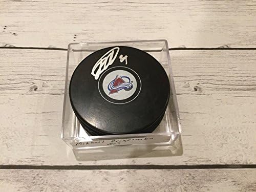 Mikhail Grigorenko Colorado Avalanche Avs Hokey Diskini İmzaladı İmzalı a-İmzalı NHL Diskleri