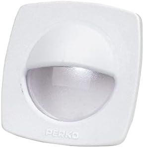 Perko 1074DP2WHT 1.75 Çaplı Delik için Geçmeli Ön Kapaklı LED Yardımcı ışık-Beyaz Polimer