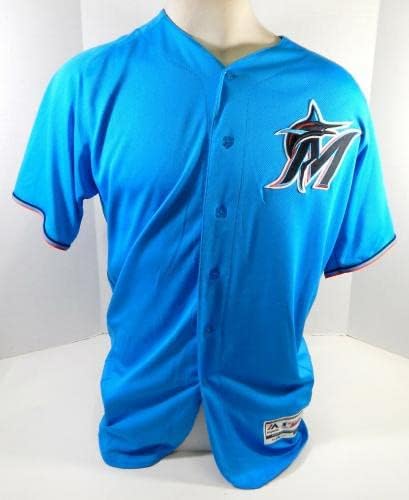 Miami Marlins Lopez 29 Oyun Kullanılmış Mavi Forma 46 DP22221 - Oyun Kullanılmış MLB Formaları