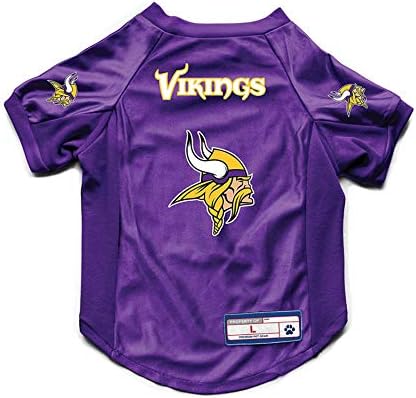Littlearth NFL Minnesota Vikings Streç Evcil Hayvan Forması, Takım Rengi, X-Small