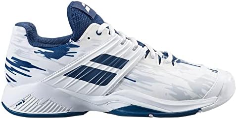 Babolat Propulse Fury All Court Erkek Tenis Ayakkabısı (Beyaz / Emlak Mavisi)