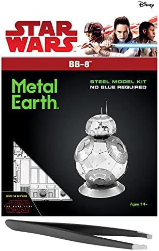 Metal Toprak Büyülenmeler Star Wars BB-8 Cımbız ile 3D Metal Model Seti Paketi