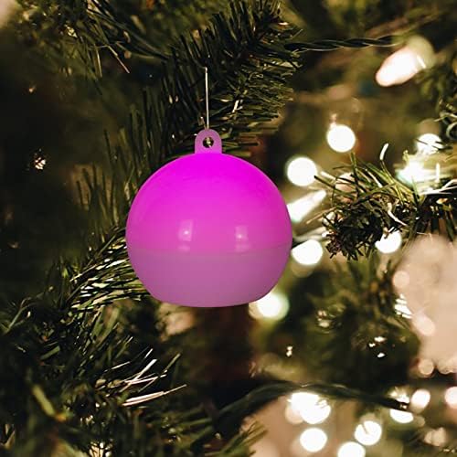 0xob15 Noel Partisi Süslemeleri Noel Ağacı Led Renkli Asılı Topları Noel Asılı Topları