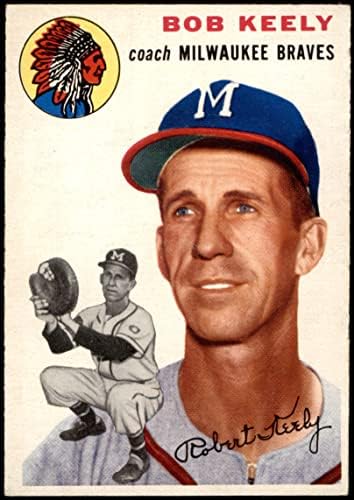 1954 Topps 176 Bob Keely Milwaukee Braves (Beyzbol Kartı) ESKİ / MT Braves