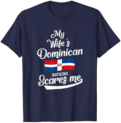 Erkek Dominik Eşi Dominik Cumhuriyeti Koca Yıldönümü T-Shirt
