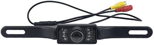 Yüksek Çözünürlüklü Renkli Geniş Görüş Açısı Plaka Dikiz Kamera ile 7 Kızılötesi Gece Görüş LED Su Geçirmez Araba Dikiz Kamera