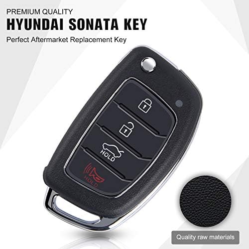 Araba Anahtarı Fob Fit Hyundai 2015 2017 Sonata OEM Uzaktan (95430-C1010) anahtarsız Giriş Sistemi 433 MHz (TQ8-RKE-4F16)