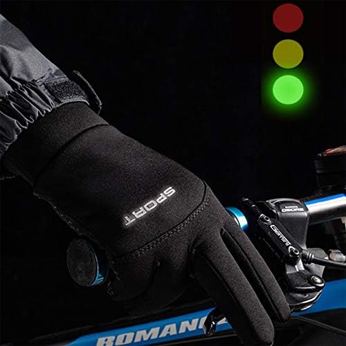 OHWHOA dokunmatik ekran eldiveni Kaymaz Koşu bisiklet eldiveni Spor Eldiven Kış Eldiven Erkekler Kadınlar için