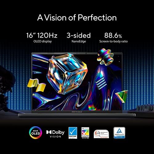 ASUS Vivobook Pro 16X OLED Dizüstü Bilgisayar, 16” 16:10 OLED Ekran, Intel Core i9-13980HX İŞLEMCİ, NVIDIA® GeForce® RTX™
