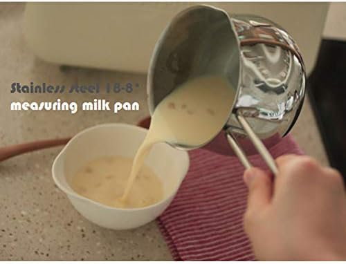 Tencere, Paslanmaz Çelik süt tenceresi 12cm, çorba tenceresi İndüksiyon ve Fırın için, Yapışmaz süt tenceresi, Bulaşık Makinesinde