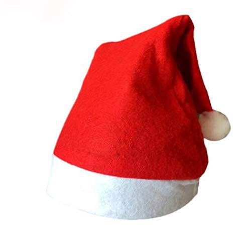 Chicque Kırmızı Santa Şapka Santa Şapka Ren Geyiği Şapka Noel Baba Şapka Süslemeleri Noel için