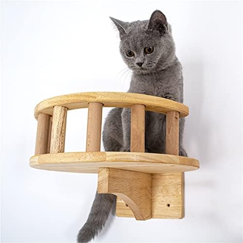 MGWYE Pet Mobilya Ahşap Tırmanma Çerçevesi Kediler Duvar Adımları Kediler Ağacı Kulesi Duvar Asılı Yavru Oyuncak Ev Tırmanma