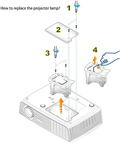 Dekaın için Projektör Lambası Değiştirme Promethean UST-P1V1 UST-P1CV1 UST-P2 UST-P2C tarafından Desteklenmektedir Osram