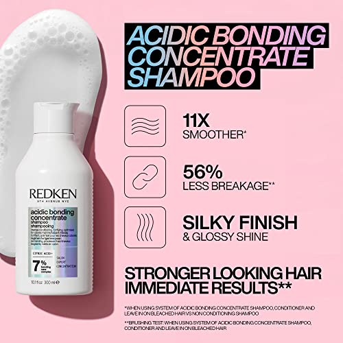 Hasarlı Saçları Onarmak için Redken Bonding Şampuan / Asidik Bonding Konsantresi / Tüm Saç Tipleri için
