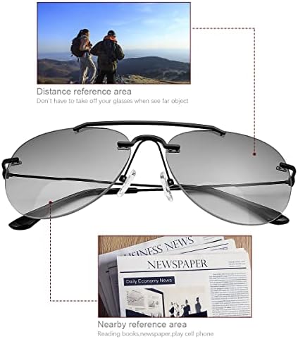YIMI 2 Pairs bifokal okuma güneş gözlüğü UV400 koruma açık güneş okuyucular Shades mavi ışık engelleme gözlük erkekler kadınlar