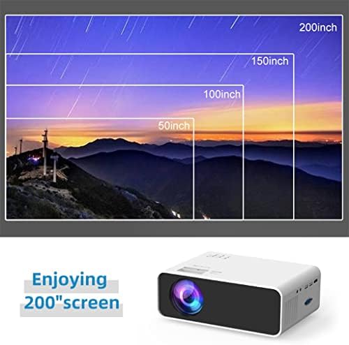 Akıllı Telefon için FZZDP E460 LED Projektör Mini Projektör veya iPhone'lar için USB Android Telefon, Video Beamer (Renk