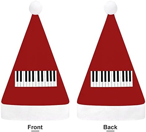 Müzik Piyano Müzikal Noel Şapka Yumuşak Peluş Santa Kap Komik Bere Noel Yeni Yıl Şenlikli Parti için