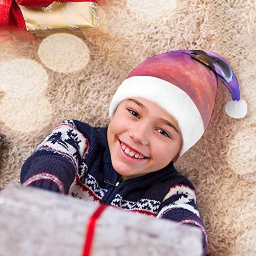 Uçaklar Kalkış Lüks Peluş Noel Şapkası Peluş Kenarlı ve Konforlu Astarlı Yaramaz ve Güzel Noel Baba Şapkaları noel dekorasyonları