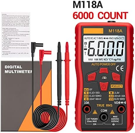 1x Dijital Multimetre Tespit Enstrüman Sayacı M118A Multifunktions-Digitalmultimeter-Hand-AC / DC - Spannungstester NCV Ölçüm