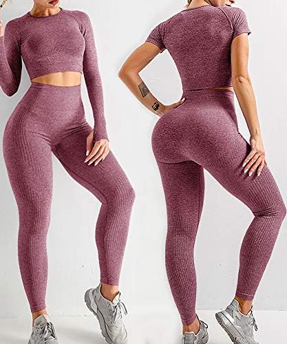 Yüksek Belli Dikişsiz Egzersiz Tayt Kadınlar için Karın Kontrol Popo Kaldırma Camo Spor Yoga Pantolon Tayt Spor