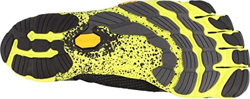 Vibram Erkek Beş Parmak, V-Run Koşu Ayakkabısı Siyah Sarı 46 M