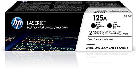HP 125A Siyah Toner Kartuşları | 2'li paket) | HP Renkli LaserJet CM1312 MFP Serisi, HP Renkli LaserJet CP1215, CP1515, CP1518