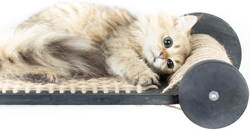 LEPSJGC Yüzen Kedi Hamak Ağacı Yatak Sisal Halat Scratcher tırmalama sütunu Oyun Alanı Pençe Kalemtıraş Yavru Oyuncak Duvar