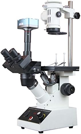 Radikal 600x Ters Doku Kültürü Tıbbi Biyolojik Mikroskop w 3Mp Canlı Hızlı USB Kamera