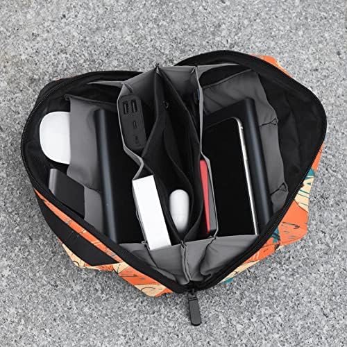 Taşınabilir Elektronik Organizatör kılıflı çanta Tilki Seyahat Kablosu saklama çantası Sabit Diskler, USB, SD Kart, Şarj