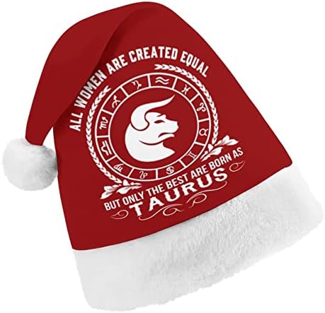Boğa Takımyıldızı Noel Şapka Kişiselleştirilmiş Santa Şapka Komik Noel Süslemeleri