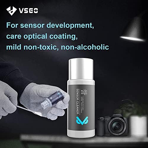 VSGO Kamera Sensörü Temizleme Kiti Profesyonel Lens Temizleme Kalemi ve Filtre Hava Blaster Filtre Tumbler Tasarım Lens Temizleme