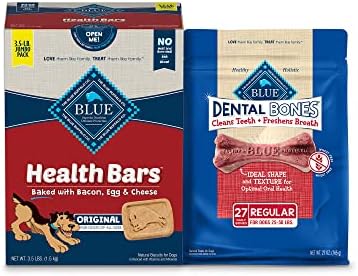 Blue Buffalo Sağlık Barları ve Diş Kemikleri Köpek İkramları Variety Bundle