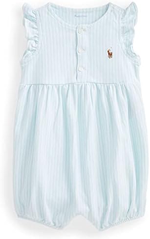 Polo Ralph Lauren Bebek Kız Çizgili Oxford Örgü Kabarcık Shortall