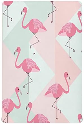 Playard Levha, Standart Beşik ve Yürümeye Başlayan Şilteler için Pembe Flamingo Hayvan Beşik Levha,28x52 İnç 2045236