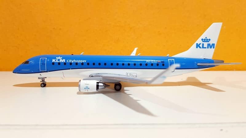GeminiJets KLM Havayolları EMB - 175 PH-EXU cityhopper 1/200 DİECAST Uçak Önceden Yapılmış Model